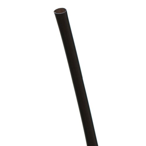 Cardinal Straws Unwrapped Jumbo Straws, 7 3/4in, Polypropylene, Black - CAR285B1