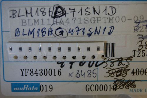 100pcs BLM18HG471SN1 old BLM11HA471SGP EMIFIL 470 ohm 200mA 0,8R size 603 MURATA