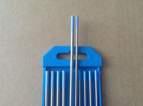 10 PCS 3/32&#034;&amp;1/8&#034; * 7&#034;,Blue WL20, 2% Lanthanated Tungsten  &amp; TIG Electrodes