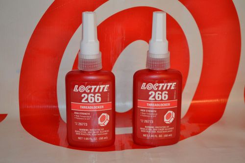 2 BOTTLES Loctite 266 50mL High Strength Thread Locker 26773 (100mL TOTAL) 2016