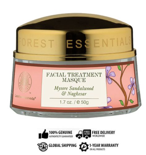 Forest Essential Nourishing Mysore Sandalwood &amp; Nagkesar Face Pack 50 Gm