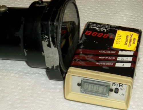 Nuclear Power Plant Geiger Counter Dosimeter Model 1888B Tested Working Good