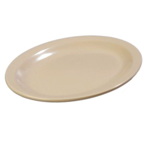 Carlisle KL12725 Kingline Tan Oval Platter - 12 / CS