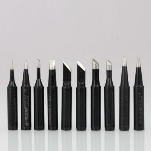 10pcs Soldering Iron Tools 900M-T-I/B/K/2C/3C/4C/1.2D/1.6D/3.2D  SKU: 23000614