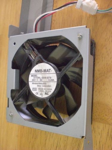 Konica Minolta C250,252.  Fan Assembly with Bar.  NMB-BAT Model#: 3110RL-05W-B79