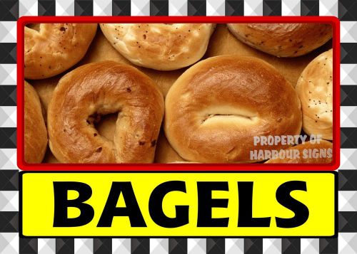 Bagels Decal 14&#034; Subs Deli Catering Market Restaurant Food Truck Concession