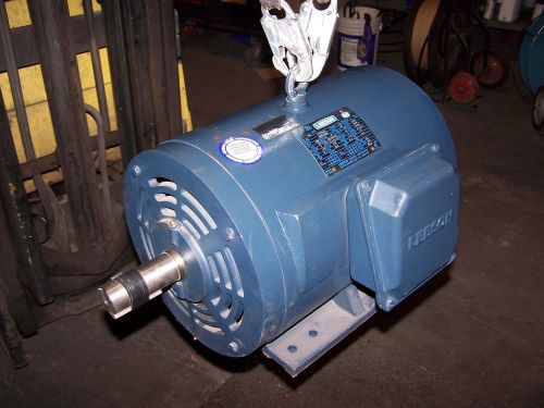 New leeson 20 hp electric motor 208-230/460 vac 1765 rpm 3? 256t frame for sale