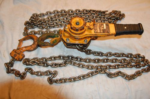 Harrington 1-1/2 Ton Chain Hoist 15 Ft. Lift L5A876