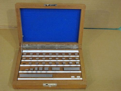 Fowler Range .1001 - 4.000 Set 52-671-040 Gauge Block 34 Pieces (Incomplete)