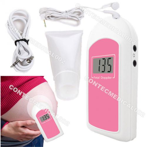 Contec ce,fda baby sound b pocket fetal doppler prenatal heart doppler lcd+gel for sale