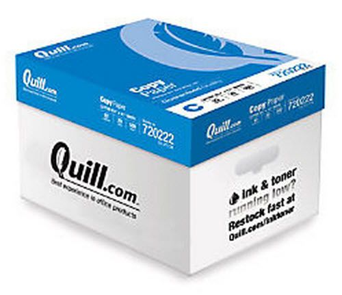 QuillPlus Letter Size Copier Printer Fax Paper 500 Sheets/Ream 10 Reams/Carton