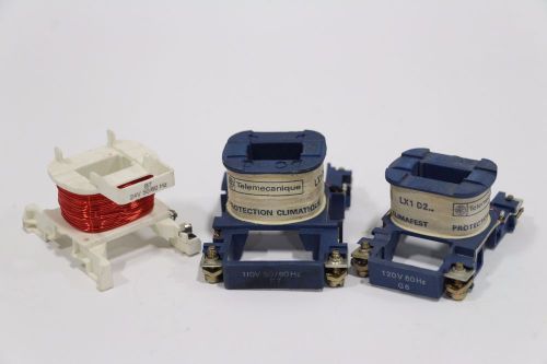 Lot of 3) Telemecanique LX1 24V 110V 120V 50/60Hz Coil Contactor D4 D2