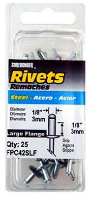 FPC CORPORATION 25-Pack Steel Short-Large Snowmobile Rivets