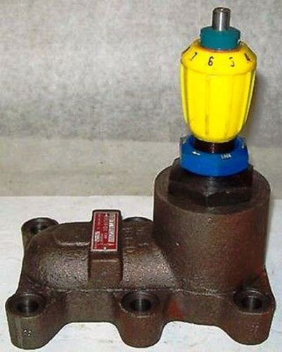 Deltrol 1-1/4&#034; subplate mtd steel needle valve enls45s for sale