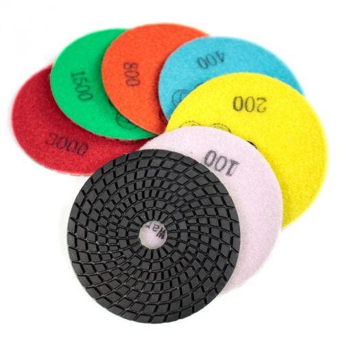 EA Standard Wet Diamond Polishing Pad Set 4&#034;