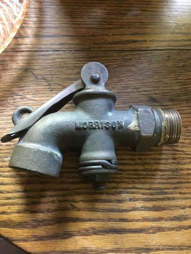 Vintage Morrison Bros Solid Brass Valve/Faucet, Oil Drum Barrel Gas pump handle