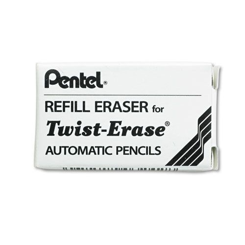 3 PENTEL TWIST-ERASE SIDE FX AUTOMATIC MECHANICAL PENCIL ERASER REFILL