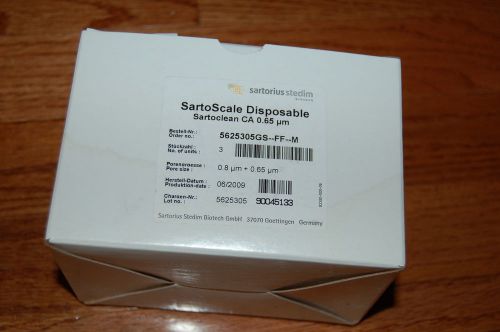 sartorius sartoscale sartoclean CA 0.65 um   filter  filtration lab unit 3