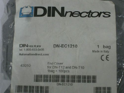 NEW  DN-EC1210 automation direct terminal block end plates covers bag of 100 new