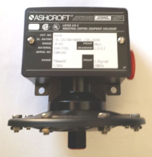 Ashcroft b424b-750mm 120-480v 30in. 1n.o. 1n.c. pressure  switch for sale