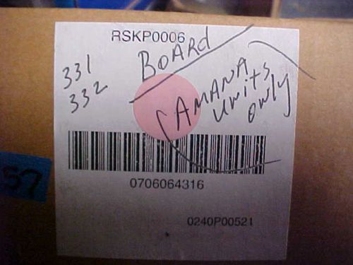 A.O. SMITH RSKP0006 FAN CONTROL BOARD NIB   ZC-57