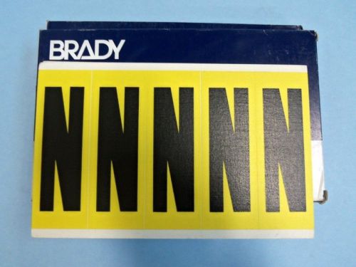 BRADY 3460-N SELF-STICKING LABEL, LOT OF 61, NEW IN BAG