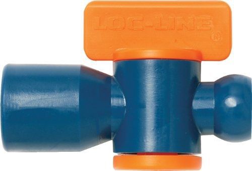 Loc-Line Coolant Hose Component, Acetal Copolymer, Valve, 1/4&#034; Hose ID, 1/4&#034; NPT