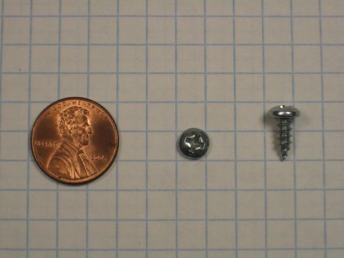 SHEET METAL SCREW #6 x 3/8&#034; STEEL, PAN HEAD, PHILLIPS DRIVE,  ZINC-PLATED