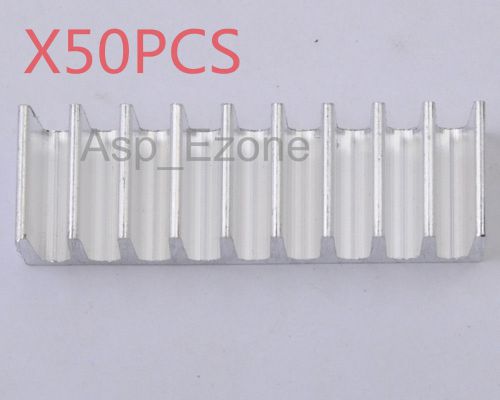 50PCS Heat Sink 10x35x10mm IC Heat Sink Aluminum 10*35*10MM for Chips Led Board