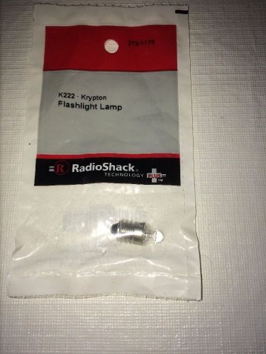 K222 • Krypton Flashlight Lamp #272-1175 By RadioShack   NEW