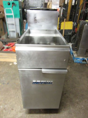 Used gas fryer commercial ifs-40 imperial 105,000 btu free shipping (16-041-120) for sale