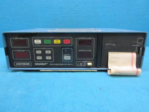 Critikon DinaMap Vital Signs Monitor 1846 SX w/Printer (tested working)