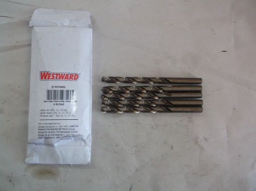 New lot of 5  5xm48 jobber drill bit, cobalt, straw, 9/32 in (d28t) for sale