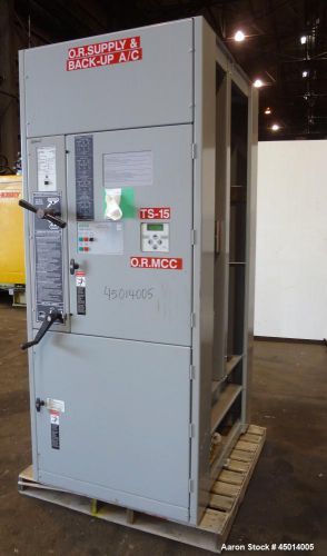 Used- Asco 7000 Series Automatic Transfer and Bypass Isolation Switch, 600 amps,
