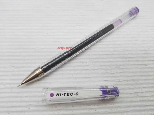 Pilot Hi-Tec-C 0.3mm Ultra Fine Point Roller Rollerball Gel Ink Pen, Violet