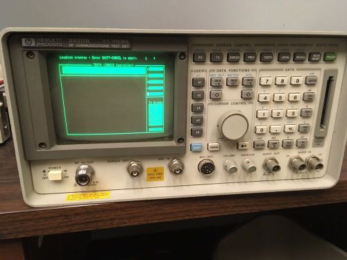 Agilent HP RF Communication test 8920B w/ 001, 004, 006, 013, 014, 031, 051, 800