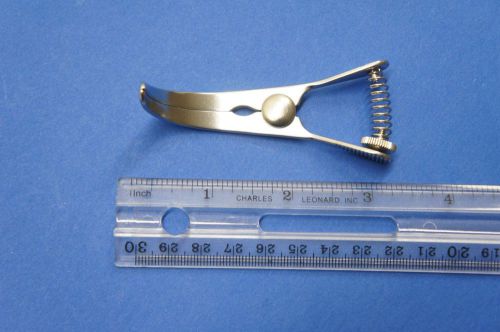 Grieshaber Clamp Artery Glover 9cm Length Curved Serrated 40mm