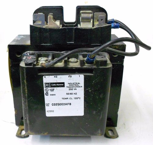 CUTLER HAMMER, C0050E2AFB, INDUSTRIAL CONTROL  TRANSFORMER, 50/60 HZ, 250 VA