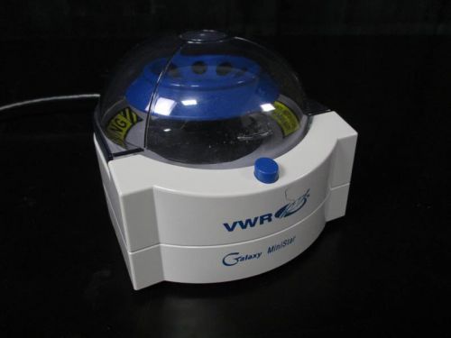 VWR Galaxy MiniStar Centrifuge 8 Position Rotor C1413 Minifuge WORKING