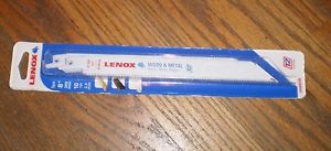 5 pk Lenox 20580 810R 8&#034; 10TPI WOOD &amp; METAL Reciprocating Bi-Metal Blades