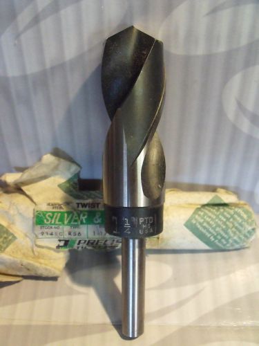 PRECISION TWIST DRILL R56 1 1/4&#034; PTD HS DRILL BIT W 1/2&#034; SHANK