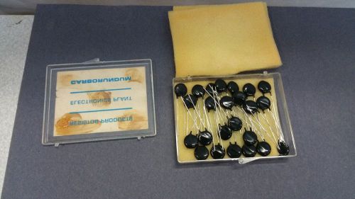 Lot of 24 Carborundum Disc Varistor 48V to140V