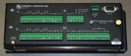 Campbell Scientific CR10X With Wiring Panel 1 MEG extended Memory Quantity Avlbl
