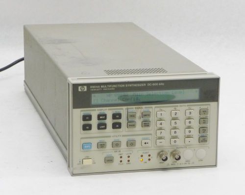 HP AGILENT KEYSIGHT 8904A MULTIFUNCTION SYNTHESIZER GENERATOR DC-600KHz HPIB