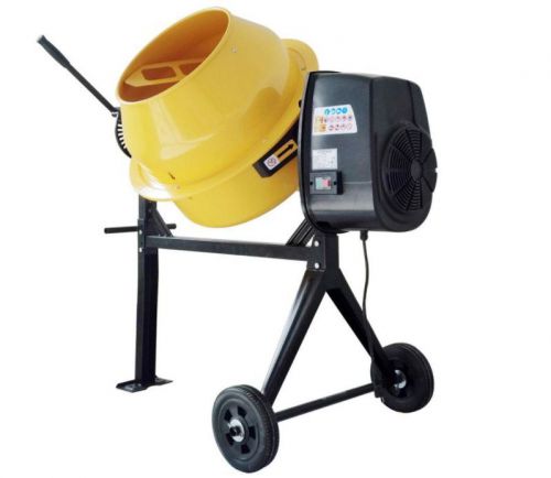 Heavy duty 4cu ft electric cement concrete mixer portable cubic mortar plaster for sale