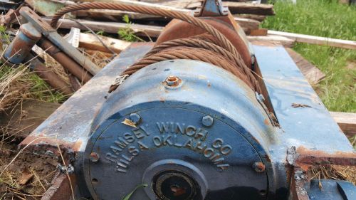 Winch 25000 to 30000 lb Ramsey Winch Co. Tulsa Oklahoma