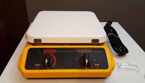 Barnstead Thermolyne Hot Plate Magnetic Stirrer Cimarec SP131635 10&#034; x 10&#034; 120V