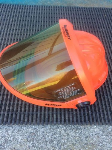 SALISBURY  Faceshield Visor, Polycarb, Green, AS1200CV #875 AS1200CV Hardhat