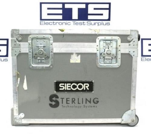 Siecor Fiber Splicer Equipment Flight Road Case w/ Handle &amp; Wheel 25.5x19.5x10.5