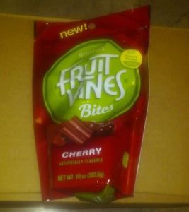 Fruit Vines Cherry Bites, 10 Ounce -- 12 per case.